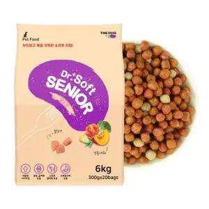 닥터소프트 프리미엄 치킨 노령견용 6kg  +계란찜 1박스)