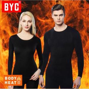 BYC 남성여성 보디히트 발열내의 상하세트 남자여자 기능성 자가발열 히트텍
