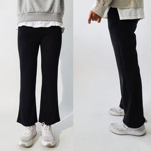 [모데쯔]주니어 10대 겨울 밍크 부츠컷 나팔 바지 등교 슬랙스 초등여아