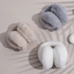남아 여아 아동 유아 어린이 인조 밍크 데일리 겨울 마카롱 귀마개 밍크 귀마개