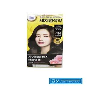 미쟝센 올뉴샤이닝 에센스 새치염색약 4N 짙은갈색 X 1개