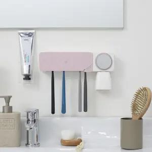 유토렉스 더블케어 칫솔살균기 24시간 UV LED살균 히팅살균 UTC-92 코랄핑크