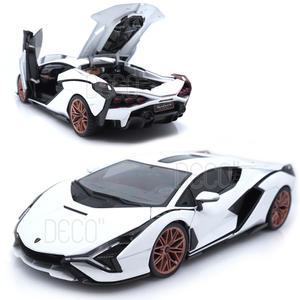 데코앤 1:18 람보르기니 화이트 시안 FKP 37 미니카 슈퍼카 다이캐스트