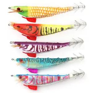 뿔 삼봉 에기 생미끼 한치 오징어 낚시 루어 에비슷테 8.8g 15g