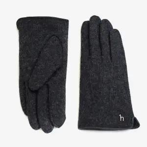 [헤지스](대구신세계)[선물추천][HAZZYS ACC] 그레이 퍼 배색 울 여성장갑 HIGV4F002G3