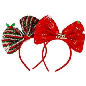 [제이큐]크리스마스 파티용품 파티소품 반짝반짝 불빛 머리띠 X10개