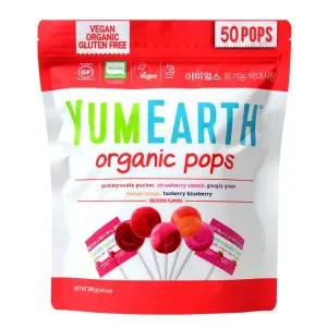 야미얼스 유기농 아기 유아 막대 사탕 캔디 패밀리팩 349g 2개