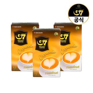 G7 베트남커피 카푸치노 헤이즐넛 12개입 x 3개 (총 36T)