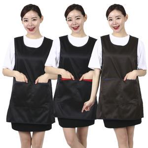 DWLA66 등전체 3D망사 큰주머니 원피스 앞치마