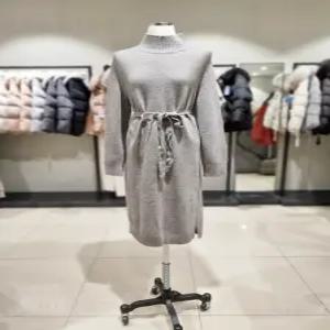 [쉬즈미스] 벨티드 하이넥 니트 원피스 SSKOPL42510