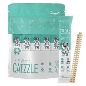 닥터페트라 캣즐 요로계 닭고기맛 5p 고양이 전용 덴탈케어 구강관리 껌