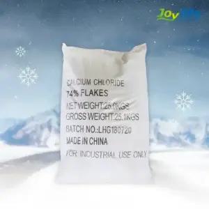 조이라이프 염화칼슘 중국산 74% 25kg 5포 제설제 제설용