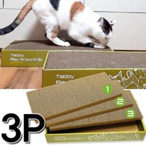 D17 테비 플레이 그라운드 평판 스크레쳐 3p 고양이스크래치 고양이스크레처 스크래쳐 애견용품 펫용품