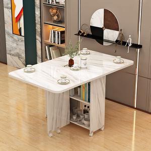 사이드 테이블 2인 식탁 4인 얇은 식탁세트  가성비 이동테이블 접이식 온가족 편리한 이케아 다용도 확장