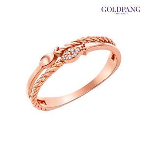 [골드팡] 18k 트윈트위스트물고기 반지