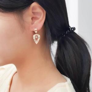 14k 컷팅 원터치 귀걸이 OPDLE3537