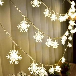 [도토로]40구 LED 눈꽃 가랜드 전구(6M) (웜색)