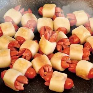 문어모양 비엔나소시지 소떡롤 문어발핫떡 1kg 2봉 (총 2kg)