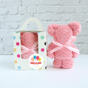 어린이집 생일 답례품 고리 수건+도트상자 유치원 구디백 미니 타올 손수건 어린이날 초등학교 단체 선물