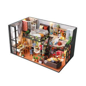 DIY 미니어처 하우스 만들기 복층 [예술가의 복층원룸] 한글판