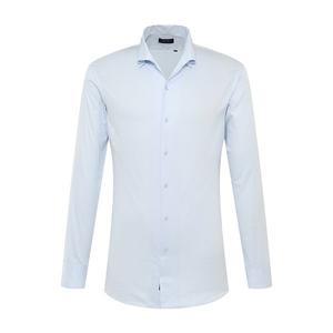 [밴브루](본점)실키 트윌 솔리드 원피스카라  블루  슬림셔츠(BZRSL1-106BU)