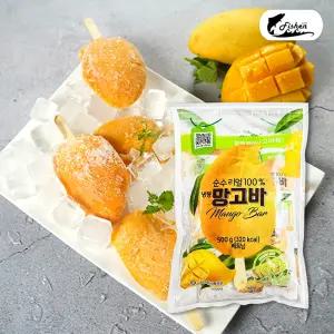 피쉬앤 아이스 리얼 망고바 100% 1봉 10개입