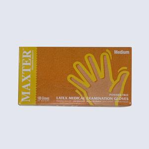 맥스터 maxter 라텍스장갑 진료용장갑 병원 의료용 비멸균 파우더프리 무분말 일회용 흰색 100매