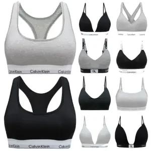 CK 캘빈클라인 언더웨어 여성 브라렛 속옷 세트 노와이어 심리스 바디프로필 브라 팬티