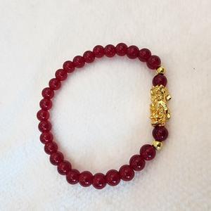 돈 들어오는 재물운 와인 원 비휴 팔찌 생일 선물 불교 염주 절