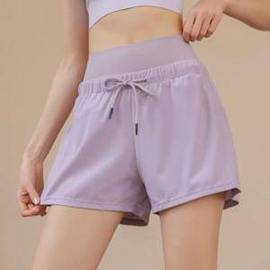 필라테스 트레이닝 팬츠 투인원 하이웨스트 반바지