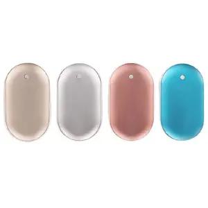 조약돌 충전식손난로 전자핫팩 양면 발열팩 충전용 휴대용 손난로 손날로 보조배터리