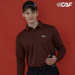 [르까프] 23FW 남성 기모 카라티셔츠 버건디