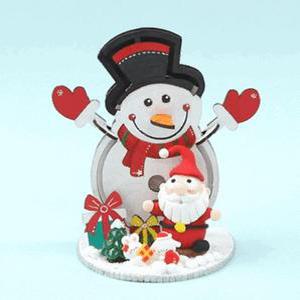 크리스마스 네온사인 스탠드 (눈사람)