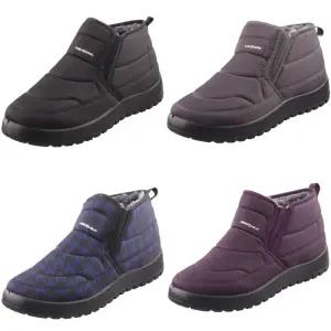 틴프미드 발 목 높이 겨울 기모 털 패딩 슬립온 운동화