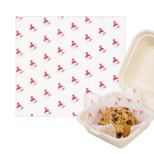 16.5 x 18cm 크리스마스 스노우맨 미니 유산지 쿠키 베이커리 햄버거 깔지 500장