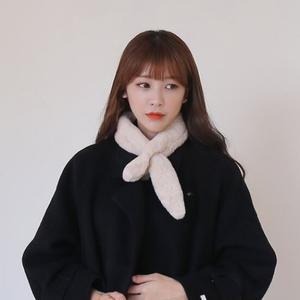 엔비 미니앙증퍼 여성 퍼목도리 쁘띠 앙증퍼