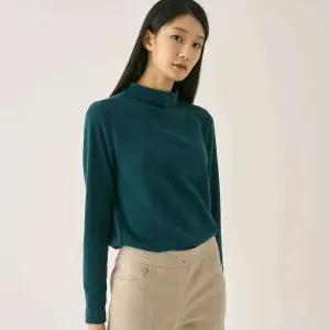 [지센] 여성 메탈져지 카울넥 티셔츠 LFTSNA03_TB