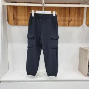 [에꼴리에][모다 행담도] 폴리 스판 본딩 카고 조거 바지 23D1204B_HDD