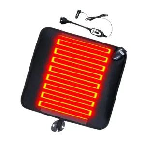 메쉬 차량용 전기방석 12V 24V 온열방석 열선시트 자동차 전기장판