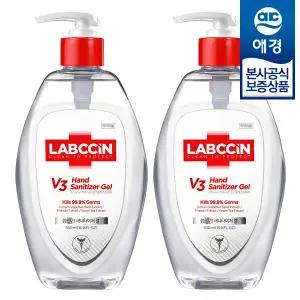 [애경] 랩신 V3 손소독제 새니타이저 겔 본품 500ml x2개
