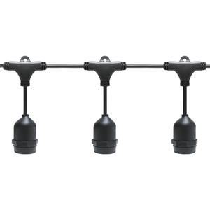 SH 파티라이트 펜던트형 10구 11M 줄조명 야외 파티조명 옥상 행사 작업등 감성 알전구