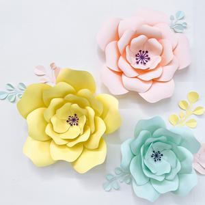 자이언트 플라워 만들기 3송이 페이퍼 포토존 종이 꽃 입학식 아트 크래프트 공예 포토부스