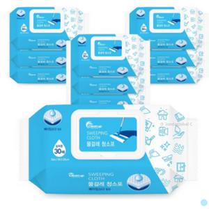 크린업 물걸레 베이킹소다 청소포 특대형 30p 10개