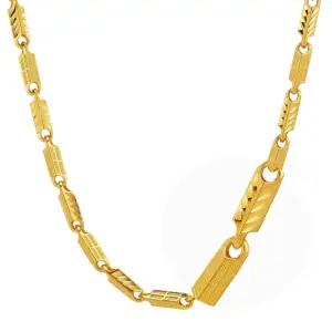 갤러리아 남자 순금 목걸이 컷 샌딩 빗금 24K 37.5g 18K장식