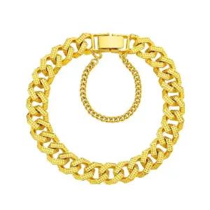 갤러리아 여자 순금 팔찌 체인 땡땡이 팔각 24K 37.5g 18K장식