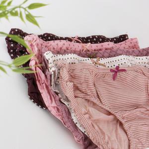 탑라인 프리미엄 순면100% 진저 여성 미디 팬티 5P 세트/요일팬티/여자속옷