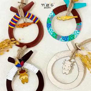 코뚜레 만들기 diy 키트 재료 미술 꾸미기 우드 공예 한국 전통 집들이 외국인 선물 소품 어린이 돌봄 학교