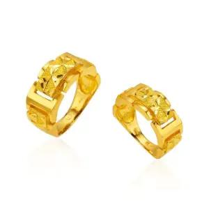 갤러리아 여자 남자 순금 반지 트라이앵글 컷팅 24K 18.75g