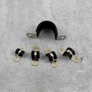 배관 파이프 고정 고무 새들 6MM~ 100MM 양새들 서스 밴드 반도 전선 호스 밴딩 코팅 스텐 클램프 타이