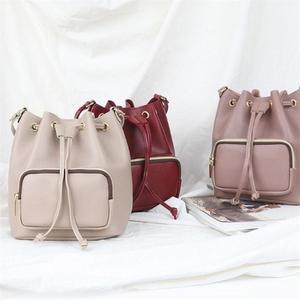 [라일리] Rly 여성 복주머니 버킷백 미니 크로스 숄더백 복조리